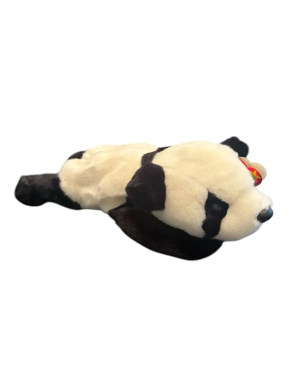 NWT Vintage Ty Beanie Buddy Peking Panda Bear Big Beanie Baby Y2K Stuffed Animal